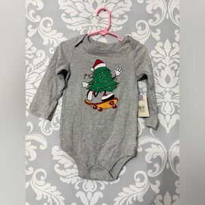 • 10/$25- George Skateboarding Christmas Tree Cotton Bodysuit‎